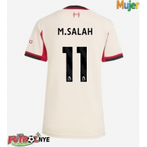 Camiseta Liverpool Mohamed Salah #11 Visitante Equipación para mujer 2025-26 manga corta